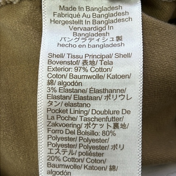 J Crew High-Rise Girlfriend Chinos Sz 8 Tan Cotton/Elastane EUC - Picture 8 of 12